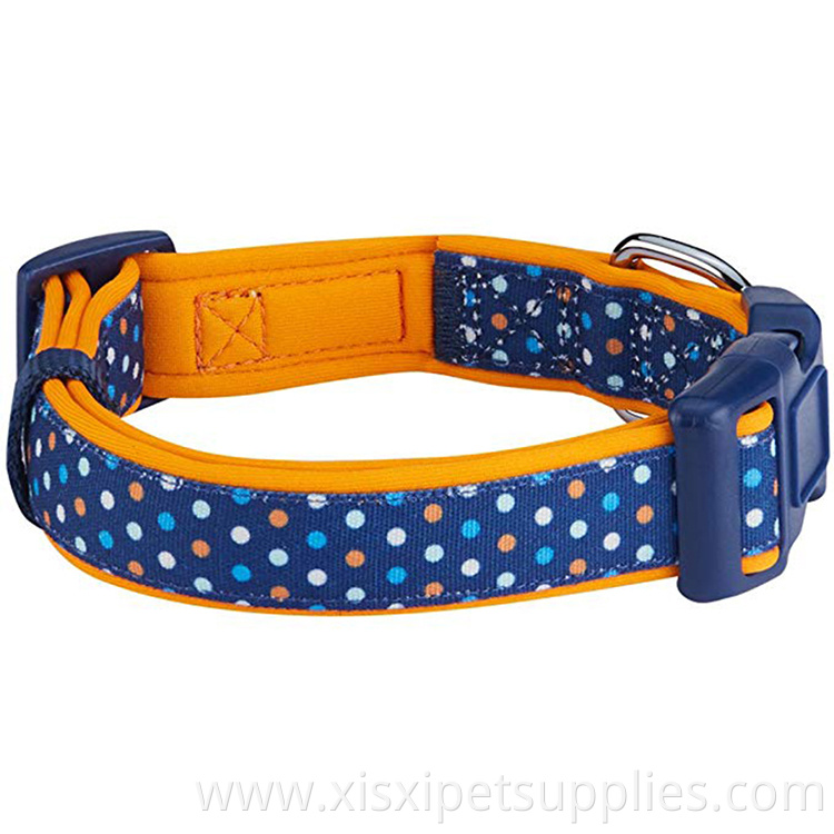 Pet Soft & Comfortable Polka Dots Diamond Houndstooth Pattern Dog Collar